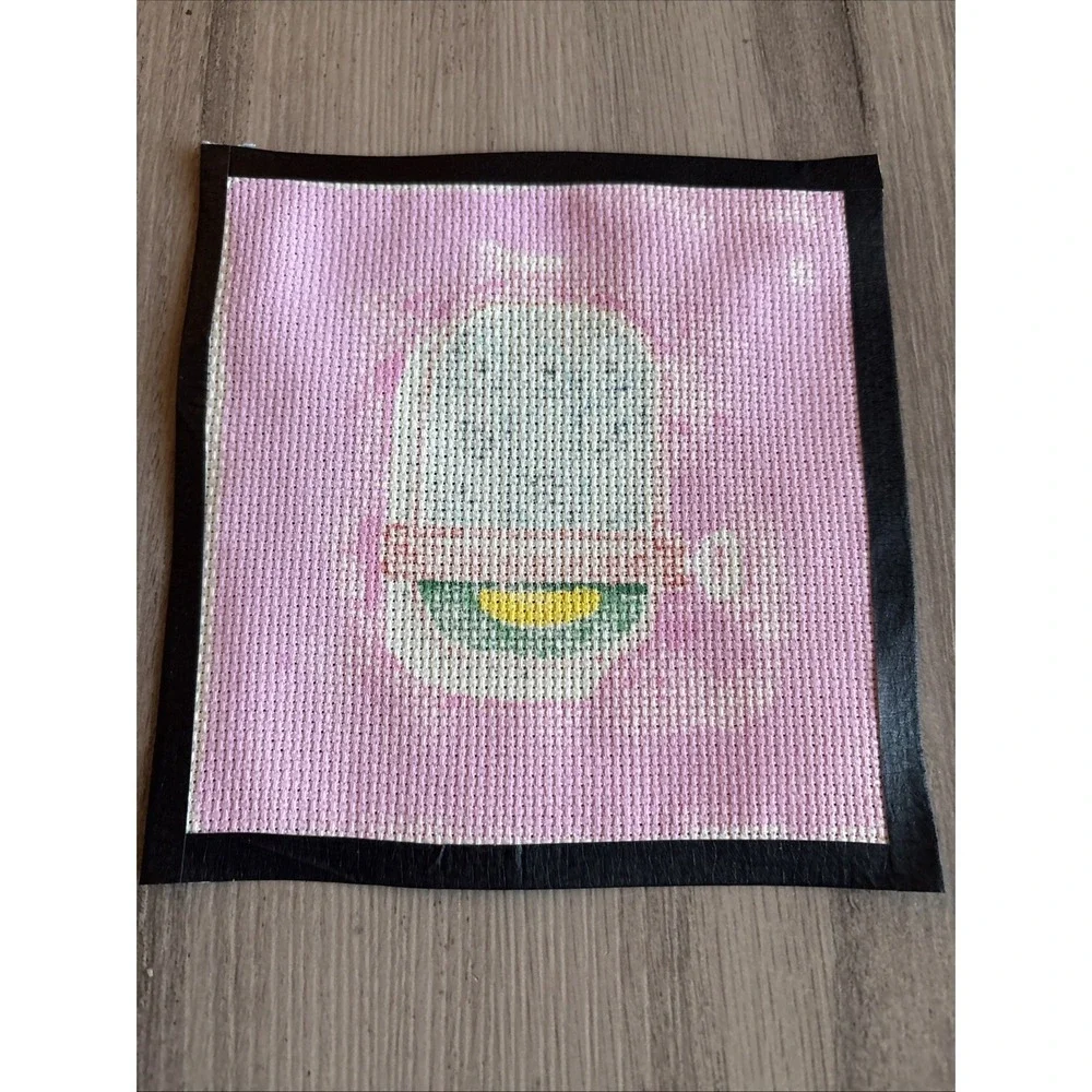 Hand Painted Needlepoint Canvas 14 Mesh 5.75